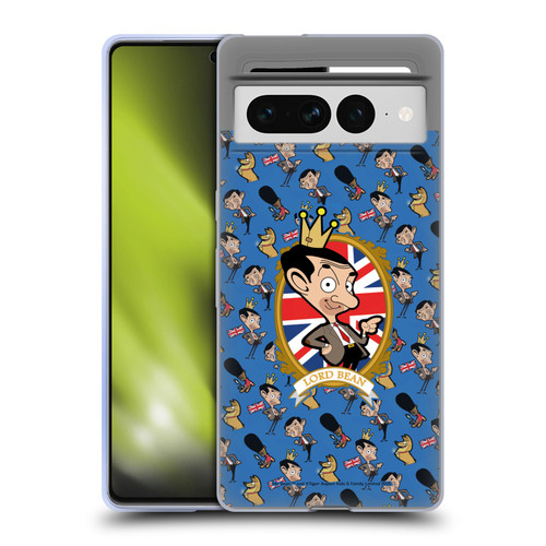 Mr. Bean: The Animated Series Graphic Art Royal Bean Soft Gel Case for Google Pixel 7 Pro