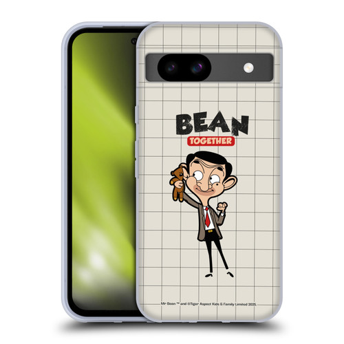 Mr. Bean: The Animated Series Graphic Art With Teddy Soft Gel Case for Google Pixel 8a