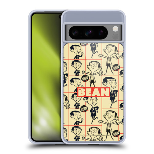Mr. Bean: The Animated Series Graphic Art Collage Soft Gel Case for Google Pixel 8 Pro