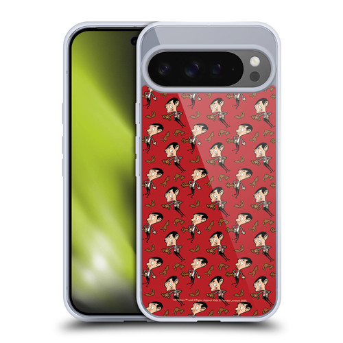 Mr. Bean: The Animated Series Graphic Art Teddy Pattern Soft Gel Case for Google Pixel 9 Pro XL