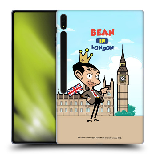 Mr. Bean: The Animated Series Graphic Art Bean In London Soft Gel Case for Samsung Galaxy Tab S8 Ultra