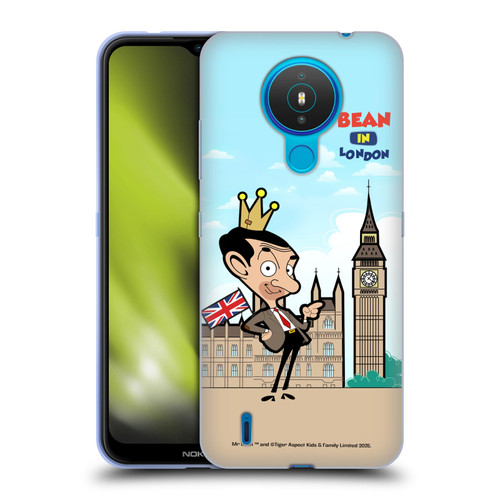 Mr. Bean: The Animated Series Graphic Art Bean In London Soft Gel Case for Nokia 1.4