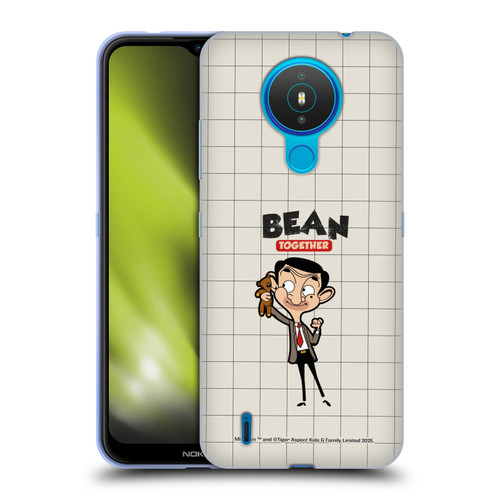Mr. Bean: The Animated Series Graphic Art With Teddy Soft Gel Case for Nokia 1.4