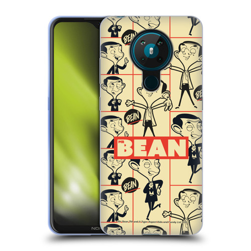 Mr. Bean: The Animated Series Graphic Art Collage Soft Gel Case for Nokia 5.3