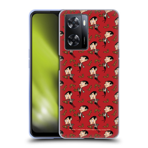 Mr. Bean: The Animated Series Graphic Art Teddy Pattern Soft Gel Case for OPPO A57s