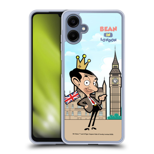 Mr. Bean: The Animated Series Graphic Art Bean In London Soft Gel Case for Samsung Galaxy A06 4G Mr. Bean: The Animated Series Graphic Art Bean In London Soft Gel Case for Samsung Galaxy A06 4G