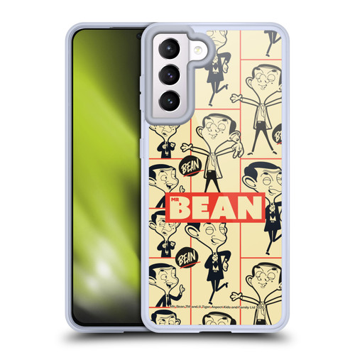 Mr. Bean: The Animated Series Graphic Art Collage Soft Gel Case for Samsung Galaxy S21 5G