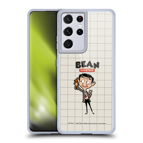 Mr. Bean: The Animated Series Graphic Art With Teddy Soft Gel Case for Samsung Galaxy S21 Ultra 5G