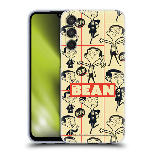 Mr. Bean: The Animated Series Graphic Art Collage Soft Gel Case for Samsung Galaxy M15/F15 5G