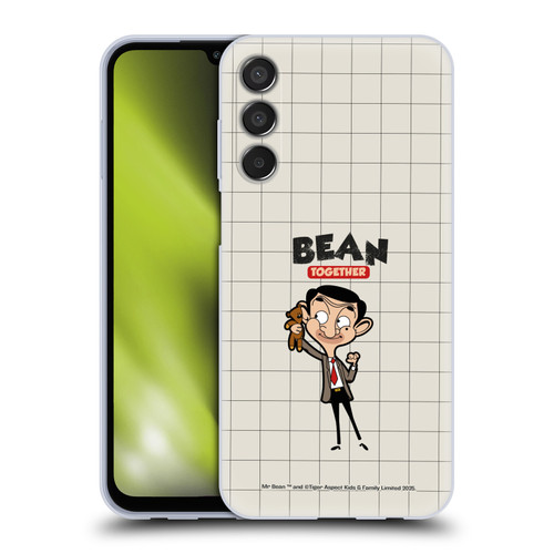 Mr. Bean: The Animated Series Graphic Art With Teddy Soft Gel Case for Samsung Galaxy M15/F15 5G