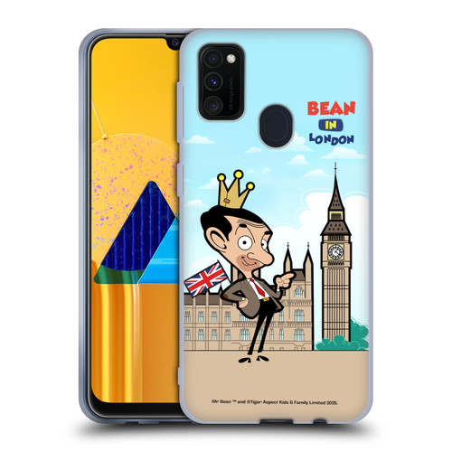 Mr. Bean: The Animated Series Graphic Art Bean In London Soft Gel Case for Samsung Galaxy M30s (2019)/M21 (2020)