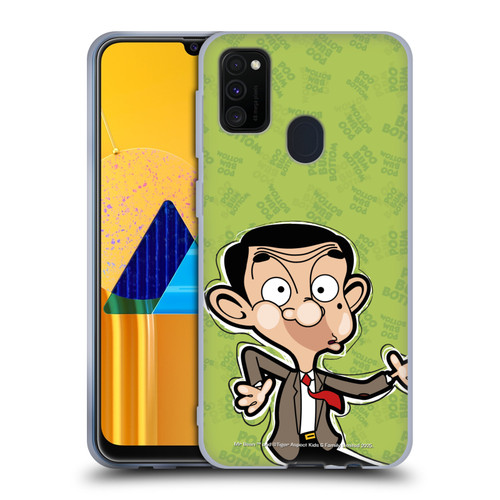 Mr. Bean: The Animated Series Graphic Art Face Soft Gel Case for Samsung Galaxy M30s (2019)/M21 (2020)