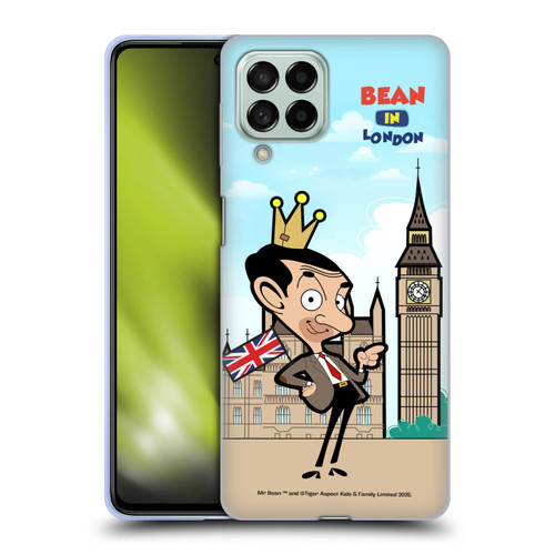 Mr. Bean: The Animated Series Graphic Art Bean In London Soft Gel Case for Samsung Galaxy M53 (2022)