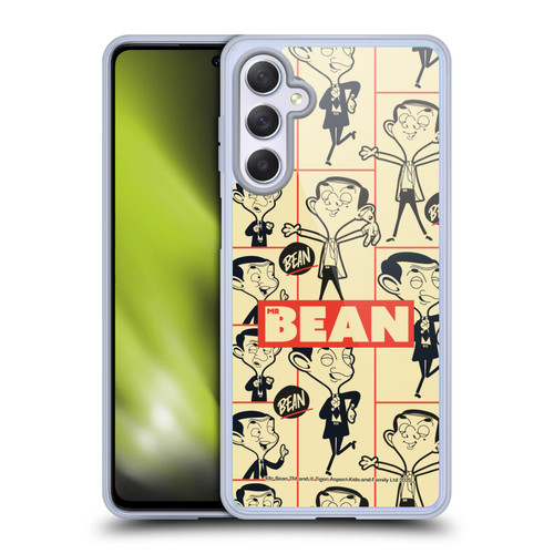 Mr. Bean: The Animated Series Graphic Art Collage Soft Gel Case for Samsung Galaxy M54 5G