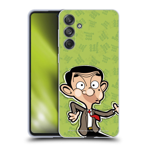Mr. Bean: The Animated Series Graphic Art Face Soft Gel Case for Samsung Galaxy M55 5G