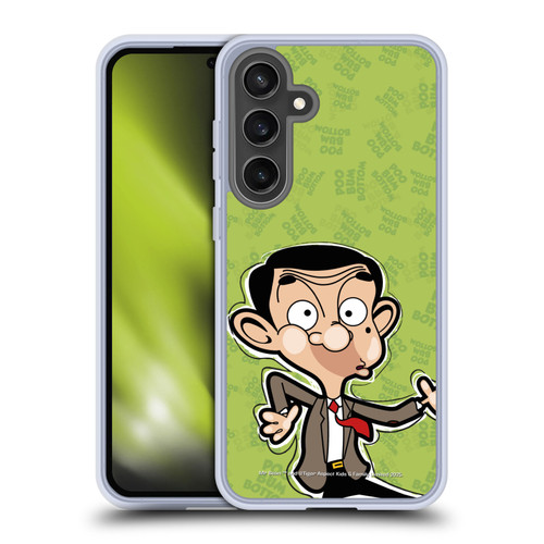 Mr. Bean: The Animated Series Graphic Art Face Soft Gel Case for Samsung Galaxy S24 FE