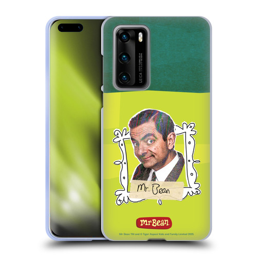 Mr. Bean Doodle Art With Teddy Soft Gel Case for Huawei P40 5G