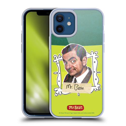 Mr. Bean Doodle Art With Teddy Soft Gel Case for Apple iPhone 12 / iPhone 12 Pro