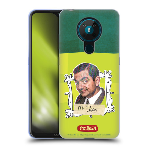 Mr. Bean Doodle Art With Teddy Soft Gel Case for Nokia 5.3
