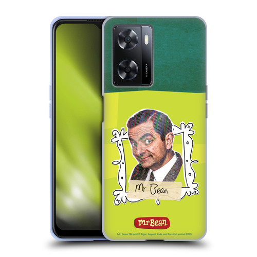 Mr. Bean Doodle Art With Teddy Soft Gel Case for OPPO A57s