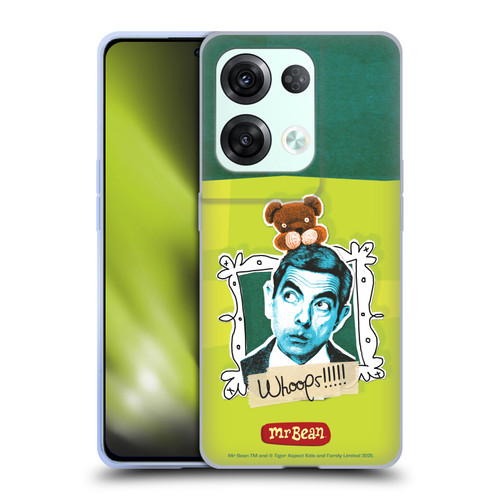 Mr. Bean Doodle Art Portrait Soft Gel Case for OPPO Reno8 Pro