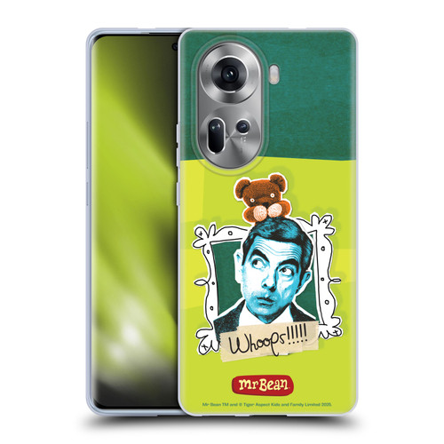 Mr. Bean Doodle Art Portrait Soft Gel Case for OPPO Reno11