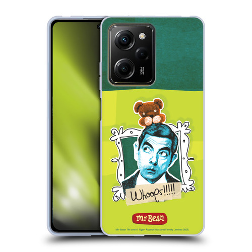Mr. Bean Doodle Art Portrait Soft Gel Case for Xiaomi Redmi Note 12 Pro 5G