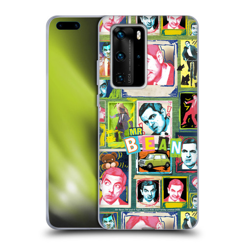 Mr. Bean Graphic Art Collage Soft Gel Case for Huawei P40 Pro / P40 Pro Plus 5G