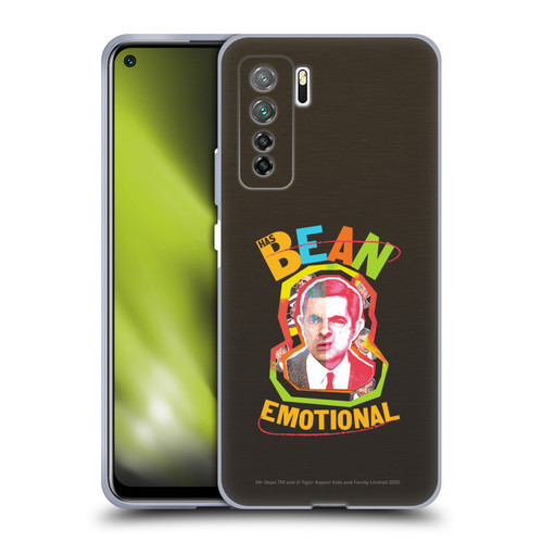 Mr. Bean Graphic Art Bean Emotional Soft Gel Case for Huawei Nova 7 SE/P40 Lite 5G