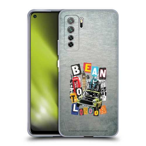 Mr. Bean Graphic Art Bean To London Soft Gel Case for Huawei Nova 7 SE/P40 Lite 5G