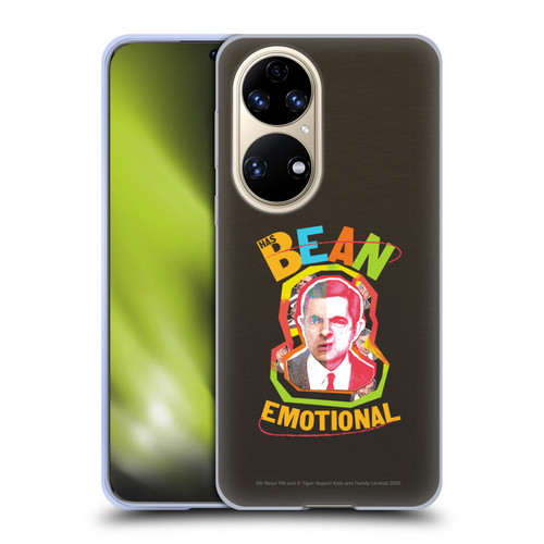 Mr. Bean Graphic Art Bean Emotional Soft Gel Case for Huawei P50