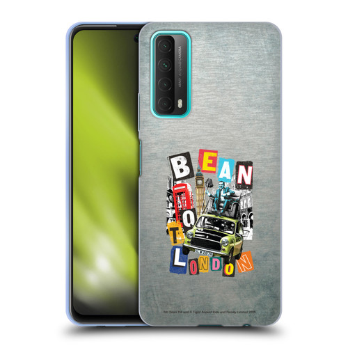 Mr. Bean Graphic Art Bean To London Soft Gel Case for Huawei P Smart (2021)