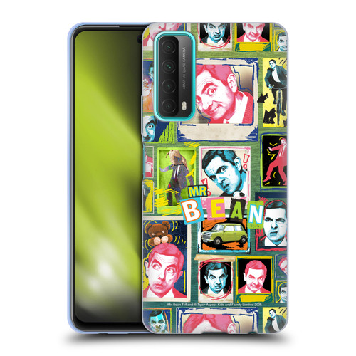 Mr. Bean Graphic Art Collage Soft Gel Case for Huawei P Smart (2021)