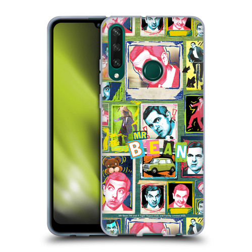 Mr. Bean Graphic Art Collage Soft Gel Case for Huawei Y6p