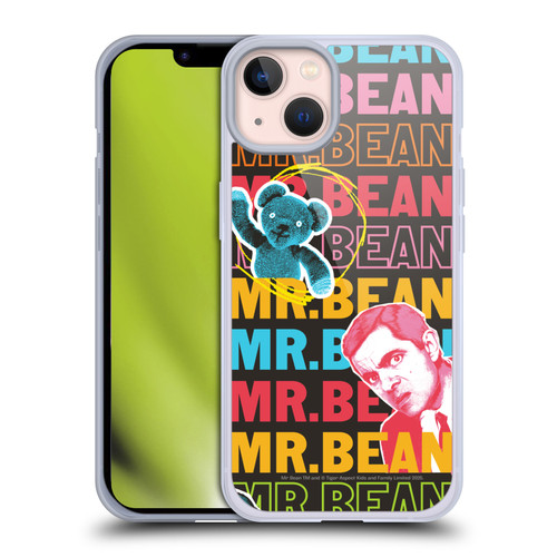 Mr. Bean Graphic Art With Teddy Soft Gel Case for Apple iPhone 13