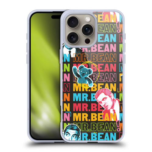 Mr. Bean Graphic Art With Teddy Soft Gel Case for Apple iPhone 16 Pro Max