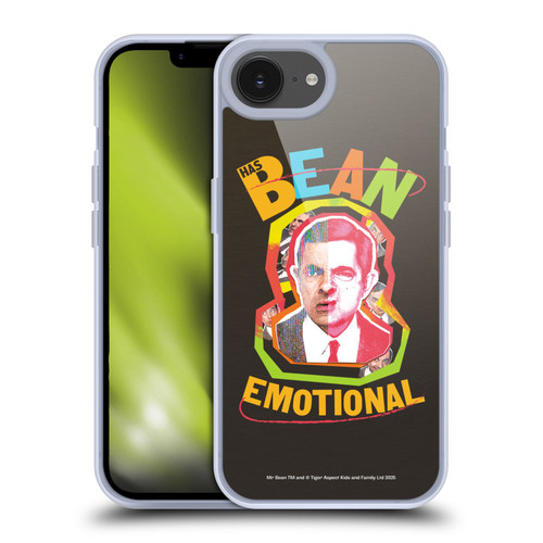 Mr. Bean Graphic Art Bean Emotional Soft Gel Case for Apple iPhone 16e
