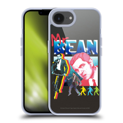 Mr. Bean Graphic Art Bike Soft Gel Case for Apple iPhone 16e