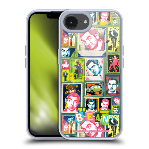 Mr. Bean Graphic Art Collage Soft Gel Case for Apple iPhone 16e