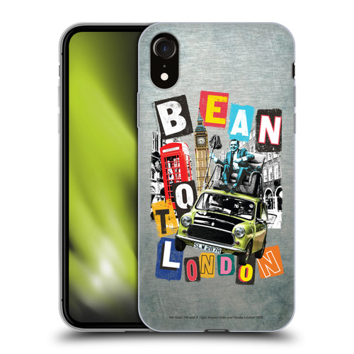 Mr. Bean Graphic Art Bean To London Soft Gel Case for Apple iPhone XR