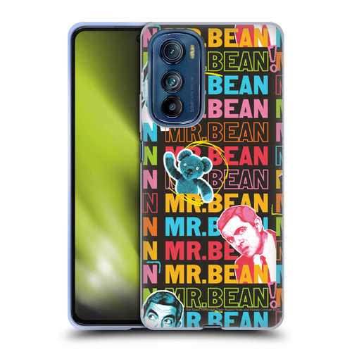 Mr. Bean Graphic Art With Teddy Soft Gel Case for Motorola Edge 30