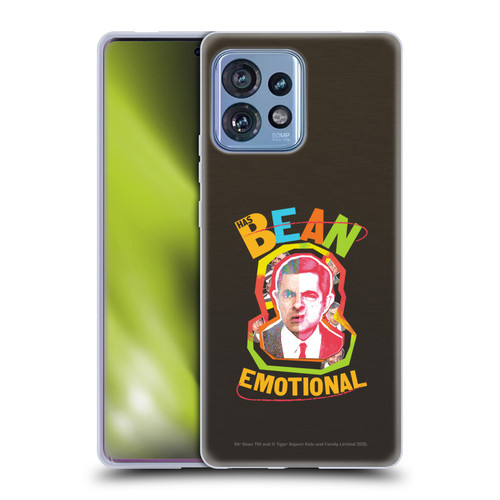 Mr. Bean Graphic Art Bean Emotional Soft Gel Case for Motorola Moto Edge 40 Pro/Plus 2023