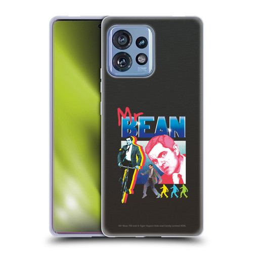 Mr. Bean Graphic Art Bike Soft Gel Case for Motorola Moto Edge 40 Pro/Plus 2023