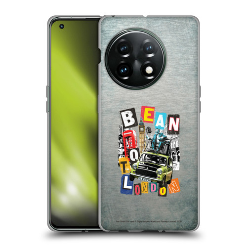 Mr. Bean Graphic Art Bean To London Soft Gel Case for OnePlus 11 5G