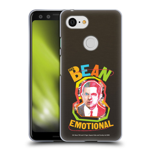 Mr. Bean Graphic Art Bean Emotional Soft Gel Case for Google Pixel 3