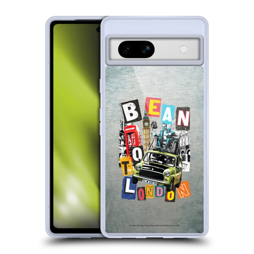 Mr. Bean Graphic Art Bean To London Soft Gel Case for Google Pixel 7a