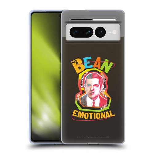 Mr. Bean Graphic Art Bean Emotional Soft Gel Case for Google Pixel 7 Pro