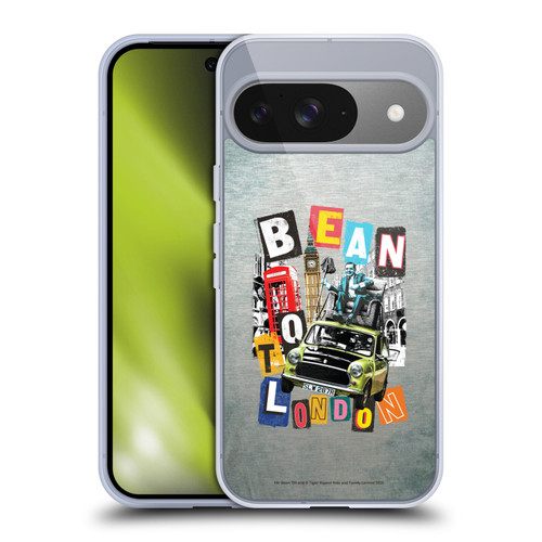 Mr. Bean Graphic Art Bean To London Soft Gel Case for Google Pixel 9 / Pixel 9 Pro