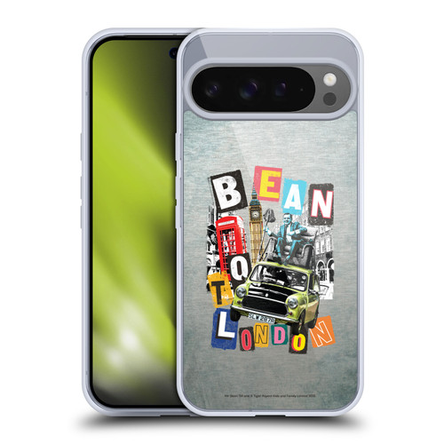Mr. Bean Graphic Art Bean To London Soft Gel Case for Google Pixel 9 Pro XL