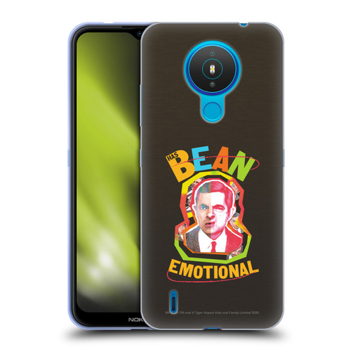 Mr. Bean Graphic Art Bean Emotional Soft Gel Case for Nokia 1.4